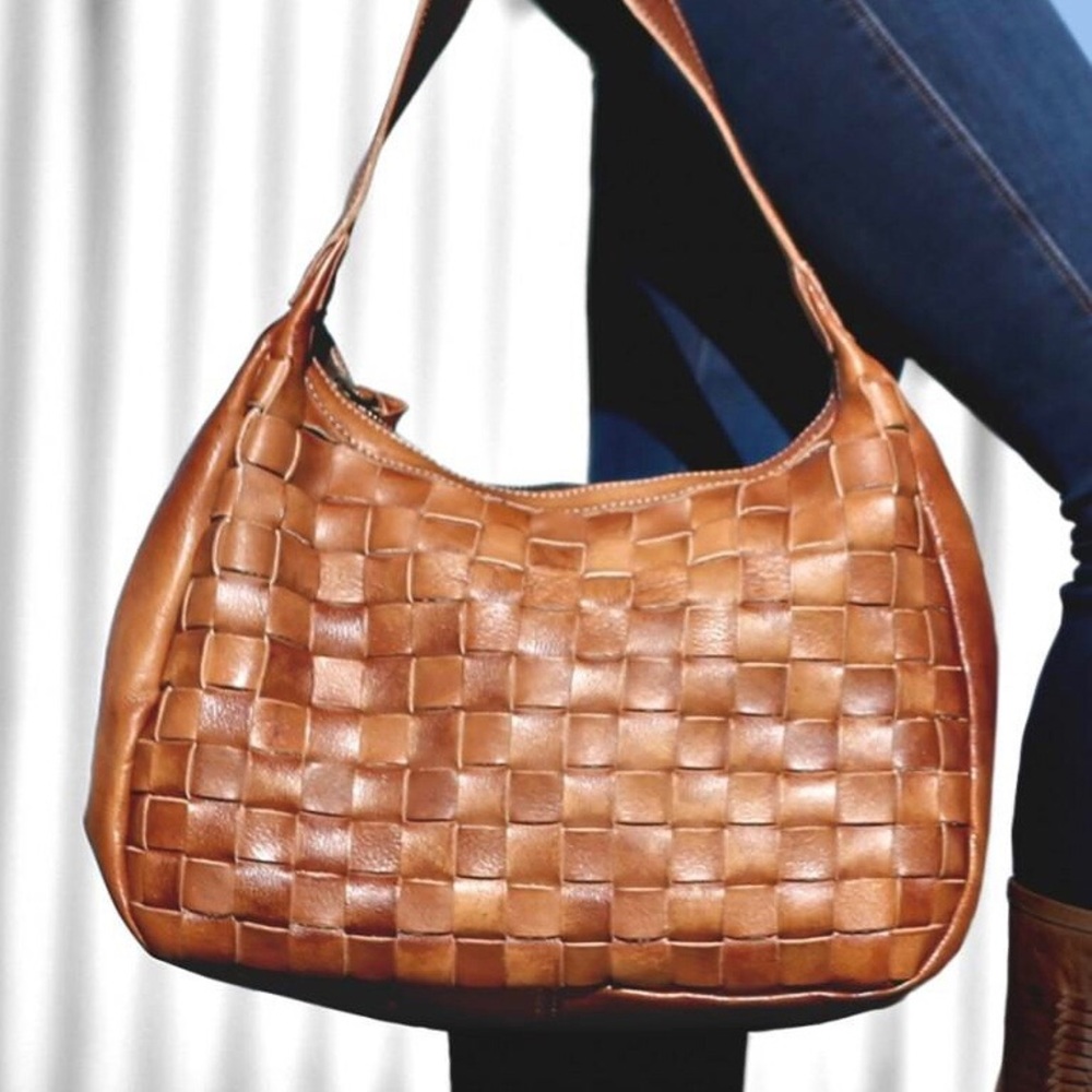 Bed Stu Labellum Handbag in Tan Driftwood